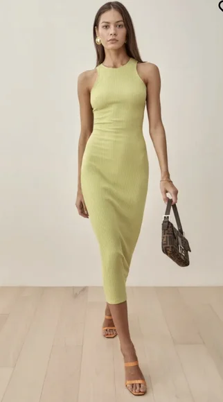 reformation seona knit dress Seona Knit Dress Reformation
